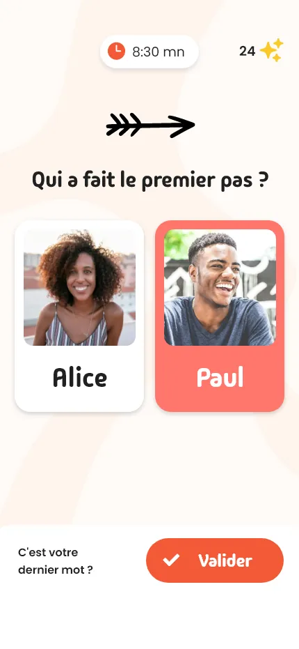 Jeu Qui de nous deux sur WeddingFun